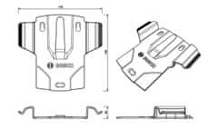 Bosch Držák na zeď pro nabíječky C1 C3 C7