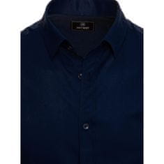 Dstreet Pánská košile KIKAS tmavě modrá dx2498 XL
