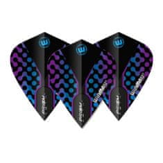 Winmau Letky Prism Zeta - Blue, Black & Purple - Kite W6907.114