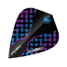 Winmau Letky Prism Zeta - Blue, Black & Purple - Kite W6907.114