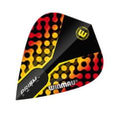 Winmau Letky Prism Zeta - Black, Yellow & Red - Kite W6907.112