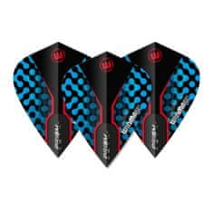 Winmau Letky Prism Zeta - Blue, Black & Red - Kite W6907.111