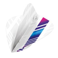 Winmau Letky Prism Delta - White, Blue & Purple - Kite W6907.107