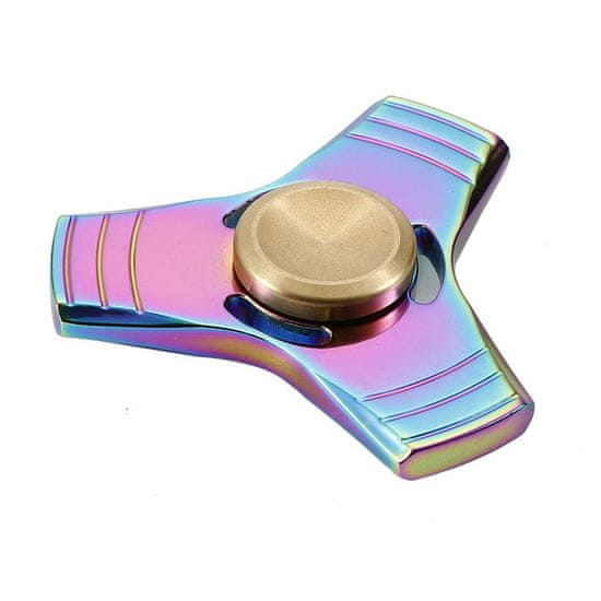 Fidget Spinner Kovový UFO Spinner Rainbow