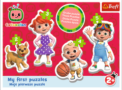 Trefl TREFL Baby puzzle Cocomelon 4v1 (2,3,4,5 dílků)