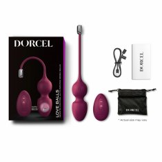 Dorcel Dorcel Love Balls Vibrating Kegel Balls with Remote Control Plum