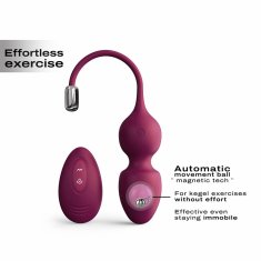 Dorcel Dorcel Love Balls Vibrating Kegel Balls with Remote Control Plum