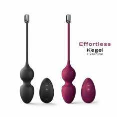 Dorcel Dorcel Love Balls Vibrating Kegel Balls with Remote Control Plum