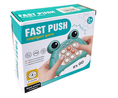 Leventi Fast push puzzle game - pop it hra -žába modrá