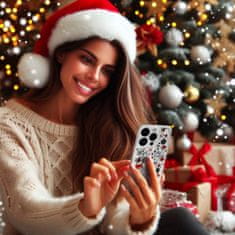 TEL PROTECT Christmas průhledné pouzdro pro iPhone 15 Plus - vzor 5 Vánoční ozdoby