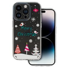 TEL PROTECT Christmas průhledné pouzdro pro Samsung S23 - vzor 4 Veselé Vánoce