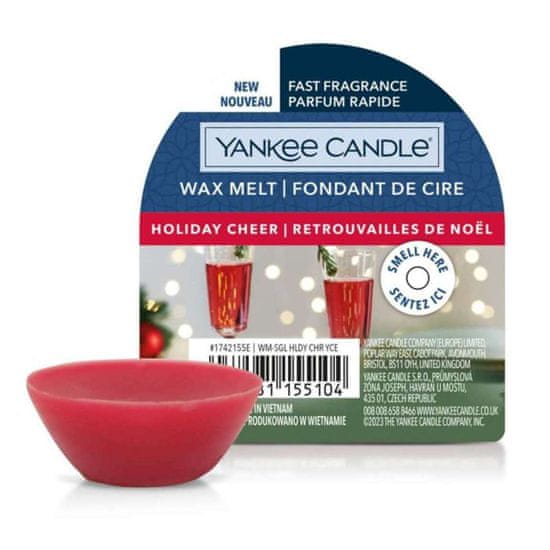 Yankee Candle vonný vosk Holiday Cheer (Vánoční veselí) 22g