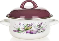 Banquet Kastrol smaltovaný LAVENDER 20 cm, 2,1 l