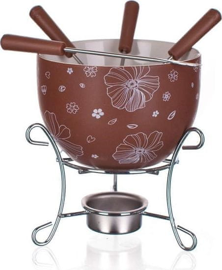 Banquet Sada fondue na čokoládu CHOCO BLOSSOMS, 6 ks