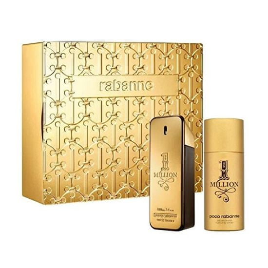 Paco Rabanne 1 Million - EDT 100 ml + deodorant ve spreji 150 ml