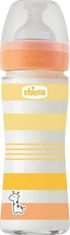 Chicco Láhev kojenecká sklo Well-being silikon 240ml uni