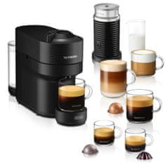 Nespresso kávovar na kapsle De'longhi Vertuo Pop černé EVN90.BAE + Aeroccino