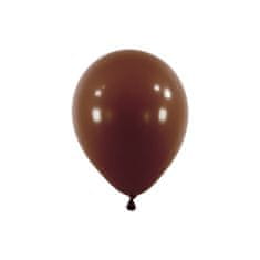 Amscan Balóny čokoládově hnědé 12cm 100ks