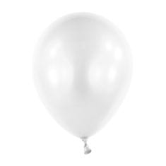 Amscan Balóny sněhově bílé perleťové 27,5cm 50ks