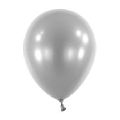 Amscan Balóny stříbrné metalické 27,5cm 50ks