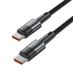 Tech-protect Ultraboost kabel USB-C / USB-C 100W 5A PD 25cm, šedý