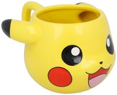 CurePink Keramický 3D hrnek Pokémon: Pikachu (objem 500 ml)