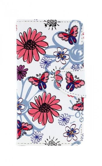 TopQ Pouzdro iPhone 11 knížkové Flowers 49786