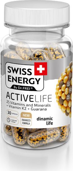 SWISS ENERGY SWISS ENERGY ACTIVELIFE Kapsle s postupným uvolňováním, 30ks