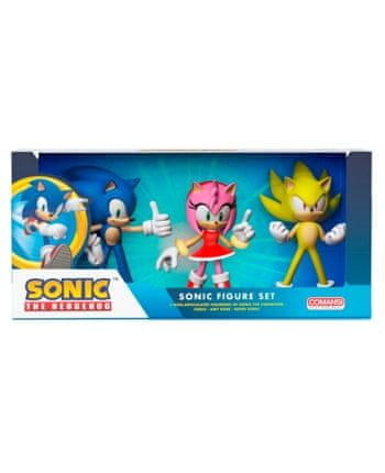 Hollywood Figurky - set 3 ks - Sonic the Hedgehog