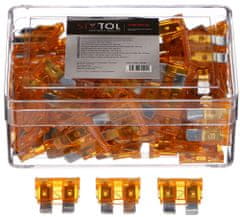 SIXTOL Sada nožových automobilových pojistek MECHANIC FUSE SET 5A, 100ks