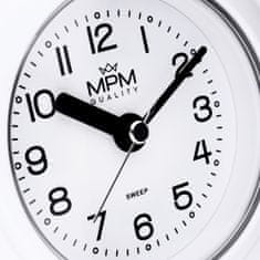 MPM QUALITY Koupelnové plastové hodiny MPM Bathroom clock, bílá