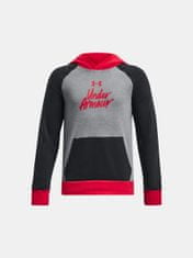 Under Armour Pulover UA Rival Fleece Script CB HD-BLK M