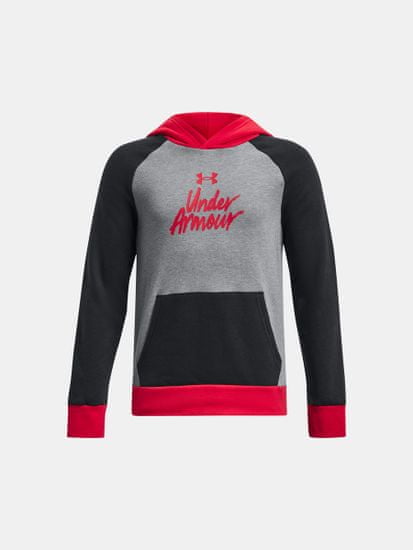 Under Armour Pulover UA Rival Fleece Script CB HD-BLK