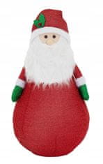 Koopman Vánoční figurka stojícího Santa Clause LED dekorace 140 cm