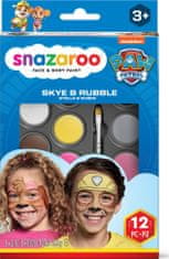 Snazaroo Sada 8 barev na obličej Tlapková patrola: Skye & Rubble