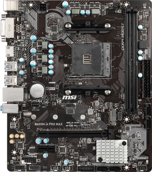 MSI B450M-A PRO MAX - AMD B450