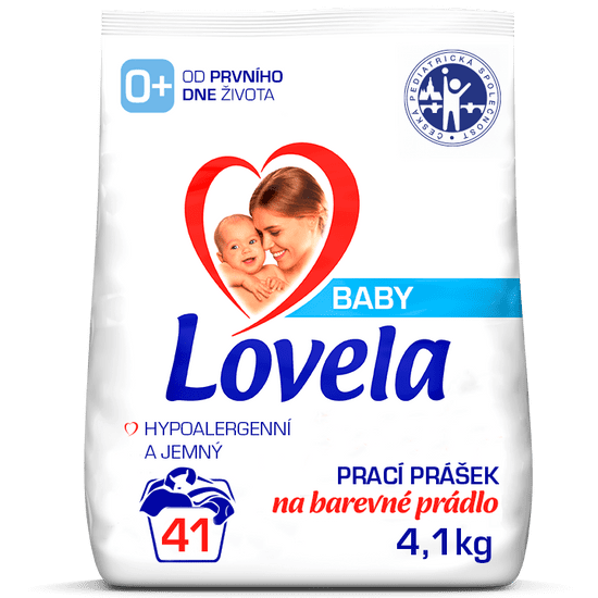 Lovela Baby prášek na praní na barevné prádlo 4,1 kg / 41 pracích dávek