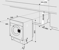 Whirlpool vestavná pračka BI WMWG 81485E EU