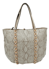 Sisley shopping bag Fabula – light taupe