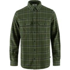 Fjällräven Övik Heavy Flannel Shirt M, tmavě zelená, xl