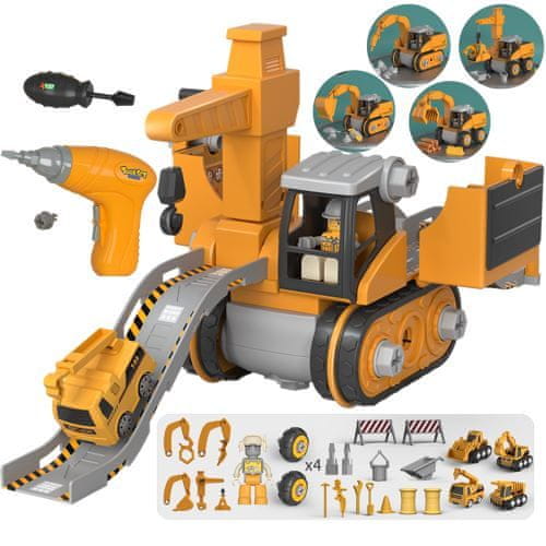 WOOPIE WOOPIE Mega Construction Yard 5 v 1 DIY Twist Set XXL