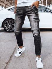 Dstreet Pánské džínové kalhoty Ygedine černá XL