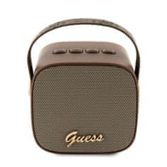 Guess Reproduktor Mini Bluetooth PU 4G Strap hnědý