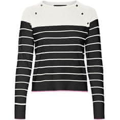 Vero Moda Dámský svetr VMALMA Regular Fit 10300043 Black (Velikost S)