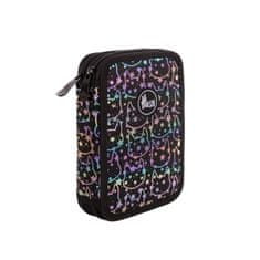 Hash HASH Dvoupatrový penál bez náplně NEON KITTY, AC2, 503022035