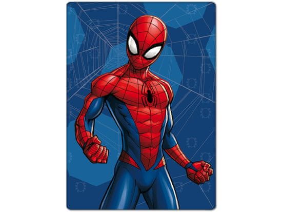 BrandMac Modrá dětská deka Spiderman