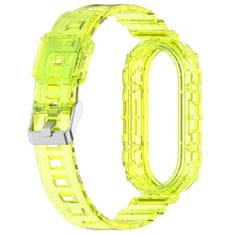 Techsuit Řemínek na hodinky - Xiaomi Mi Band 8 / 8 NFC - Žlutá KP29290