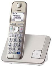 Panasonic KX-TGE210FXN, bezdrát. telefon, bílý