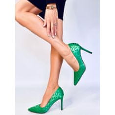 Dámské jehlové boty Green velikost 40