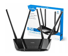 Cudy CUDY LT400 LTE WiFi ROUTER DOMÁCÍ ROUTER 150Mbps na 4G SIM kartu